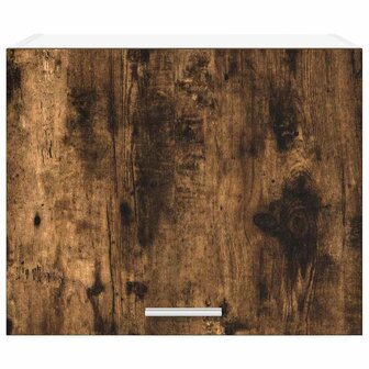 Hangkast Gerookte Eik en Wit 50 x 31 x 40 cm Bewerkt hout 6