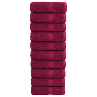 Gastendoekjes SOLUND 10 st 600 g/m&sup2; 30x50 cm bordeauxrood 1