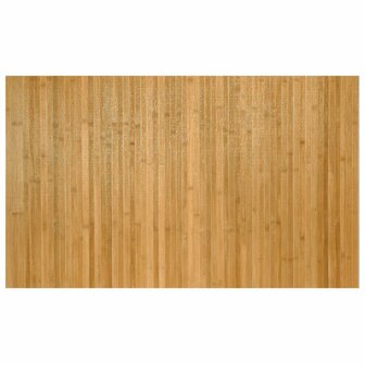 Vloerkleed rechthoekig 60x100 cm bamboe naturel 2