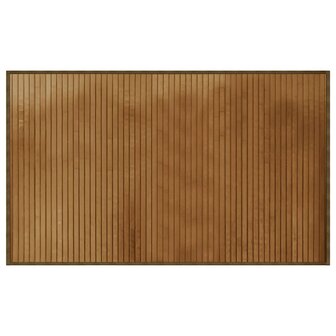 Vloerkleed rechthoekig 60x100 cm bamboe bruin 2