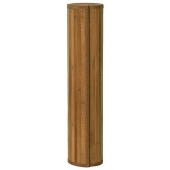 Vloerkleed rechthoekig 60x100 cm bamboe bruin 3
