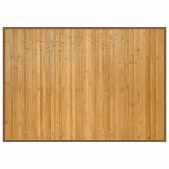 Vloerkleed rechthoekig 70x100 cm bamboe naturel 2