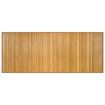 Vloerkleed rechthoekig 80x200 cm bamboe naturel 2
