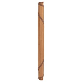 Vloerkleed rond 60 cm bamboe naturel 3