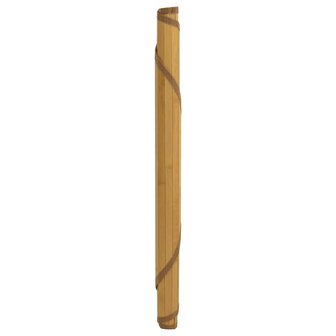 Vloerkleed rond 100 cm bamboe naturel 3