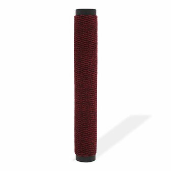 Droogloopmat rechthoekig getuft 120x180 cm rood 2
