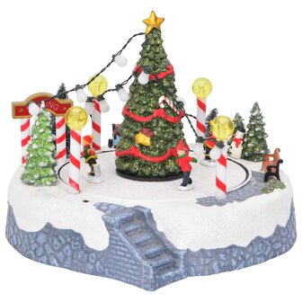 Kerstdorp Decoratie 22 x 21,5 x 17 cm Kunststof Meerkleurig 2
