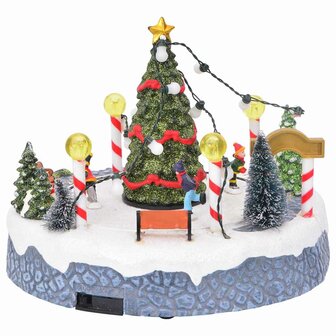 Kerstdorp Decoratie 22 x 21,5 x 17 cm Kunststof Meerkleurig 5