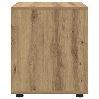 Opbergkast 60 x 48 x 57 cm Bewerkt hout Artisan Eiken 7