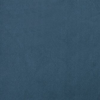 Kuipstoel fluweel donkerblauw 7