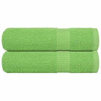 Badhanddoeken FROGN 2 st 100x150 cm 360 g/m&sup2; appelgroen 1