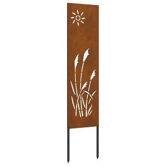Privacyscherm Fretwerk Roestig 32 x 140 cm weervast staal 2