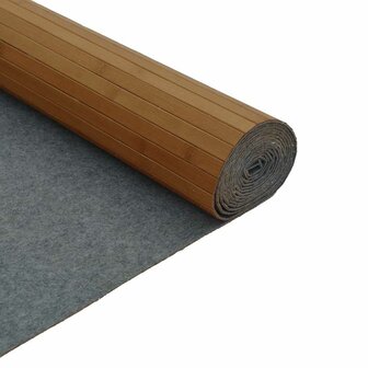 Vloerkleed rechthoekig 80x100 cm bamboe bruin 5
