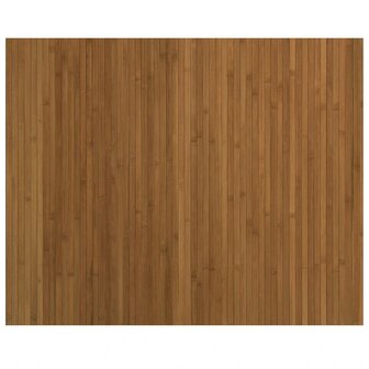 Vloerkleed rechthoekig 80x100 cm bamboe bruin 6