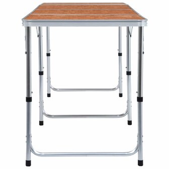 Campingtafel inklapbaar 240x60 cm aluminium 3