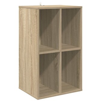 Platenkast Sonoma Eiken 44,5 x 36,5 x 74,5 cm Bewerkt hout 2