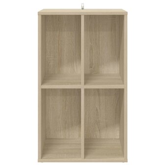 Platenkast Sonoma Eiken 44,5 x 36,5 x 74,5 cm Bewerkt hout 4