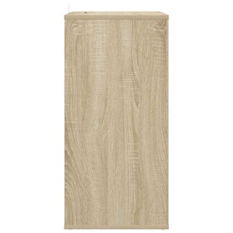 Platenkast Sonoma Eiken 44,5 x 36,5 x 74,5 cm Bewerkt hout 5