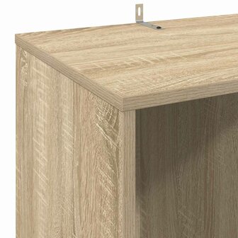 Platenkast Sonoma Eiken 44,5 x 36,5 x 74,5 cm Bewerkt hout 7
