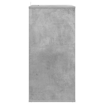 Platenkast Betongrijs 44,5 x 36,5 x 74,5 cm Bewerkt hout 5