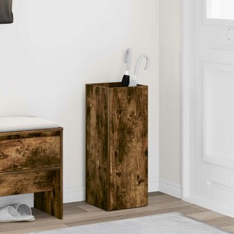 Paraplustandaard Gerookt eiken 25 x 24,5 x 64 cm Bewerkt hout 1