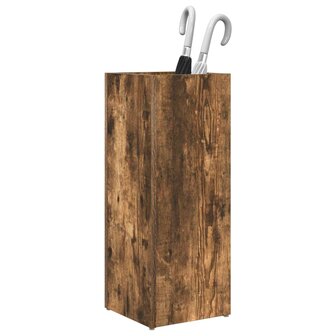 Paraplustandaard Gerookt eiken 25 x 24,5 x 64 cm Bewerkt hout 3