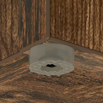 Paraplustandaard Gerookt eiken 25 x 24,5 x 64 cm Bewerkt hout 9