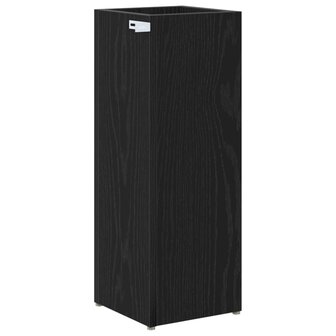 Paraplustandaard Zwart Eiken 20 x 20 x 55,5 cm Bewerkt hout 7