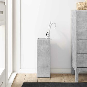 Paraplustandaard Beton Grijs 20 x 20 x 55,5 cm Bewerkt hout 4