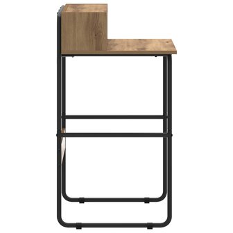 Bureau met opbergruimte Artisanaal eiken 60 x 50 x 91 cm 4