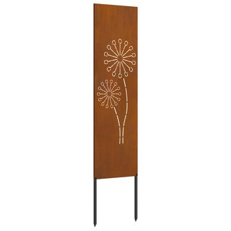 Privacyscherm Fretwerk Roestig 32 x 140 cm weervast staal 6