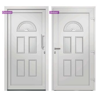 Voordeur 98x208 cm wit 6