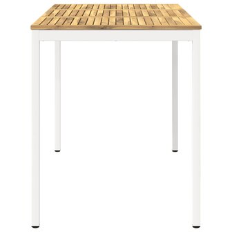 Tuin Bartafel Wit 147 x 88,5 x 105 cm Massief Acaciahout 4