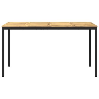Tuin Bartafel Wit en zwart 196 x 80,5 x 105 cm 3