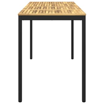 Tuin Bartafel Wit en zwart 196 x 80,5 x 105 cm 4