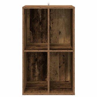 Platenkast Eikenhout 44,5 x 36,5 x 74,5 cm Bewerkt hout 4