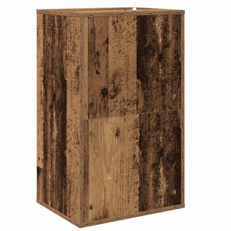 Platenkast Eikenhout 44,5 x 36,5 x 74,5 cm Bewerkt hout 6