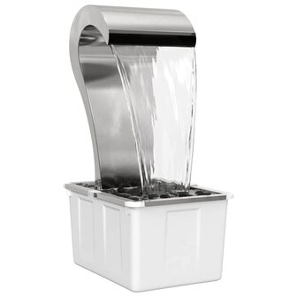 Tuinwaterval Roestvrij staal 304 54,5 x 34 x 83 cm zilver 2