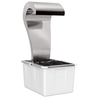 Tuinwaterval Roestvrij staal 304 54,5 x 34 x 83 cm zilver 3
