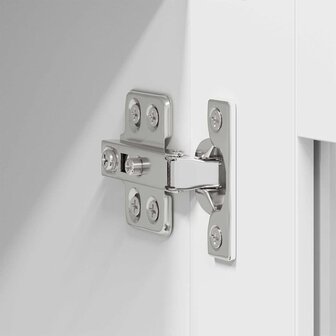 Hangkast Wit 40 x 31 x 40 cm Bewerkt hout 9