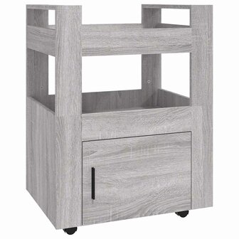 Keukentrolley 60x45x80cm bewerkt hout grijs sonoma eikenkleurig 2