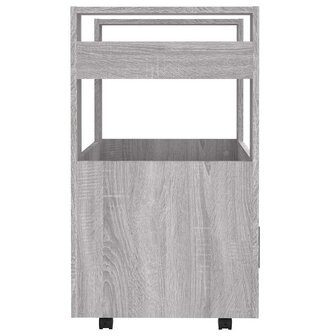Keukentrolley 60x45x80cm bewerkt hout grijs sonoma eikenkleurig 7