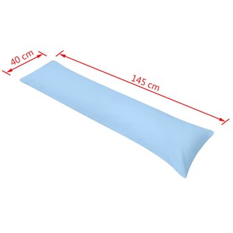Zijslaapkussen 40x145 cm blauw 4