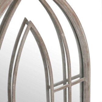 Spiegel 100x45 cm ijzer zandkleurig 5