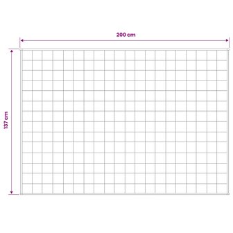 Verzwaringsdeken Antraciet 137 x 200 cm 10 kg 100% Katoen 205T 7