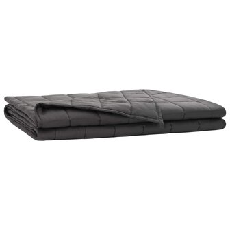 Verzwaringsdeken Antraciet 120 x 180 cm 5 kg 100% Katoen 205T 2