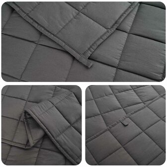 Verzwaringsdeken Antraciet 120 x 180 cm 5 kg 100% Katoen 205T 5