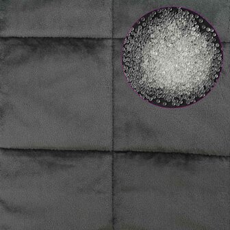 Verzwaringsdeken Antraciet 120 x 180 cm 5 kg 100% Katoen 205T 6