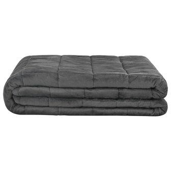 Verzwaringsdeken Antraciet 120 x 180 cm 9 kg 100% Katoen 205T 4