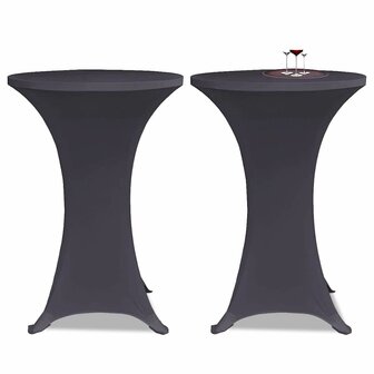 Tafelhoes stretch 2 stuks 70 cm antraciet 1